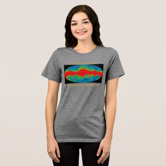 T-shirt En Tri-matière Voile Galaxy Voie Lactée sur l'univers WMAP (Recto plein)