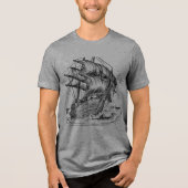 T-shirt En Tri-matière Voile terminée (Recto)