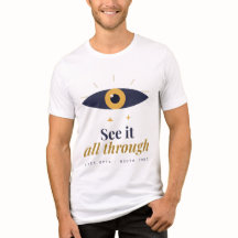 Voir les Choses de Bout en Bout Motif Tri-Blend de