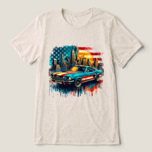 T-shirt En Tri-matière voiture américaine