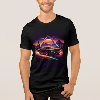 T-shirt En Tri-matière Voiture Classique Homme  Noir