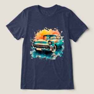 T-shirt En Tri-matière Voiture des années 60