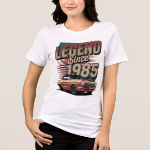 T-shirt En Tri-matière Voiture Muscle Classique - Légende depuis 1985
