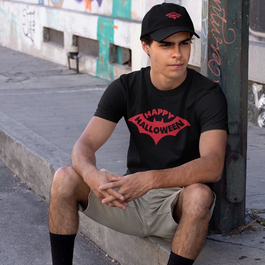T-shirt En Tri-matière Vol de chauve-souris : Halloween heureux
