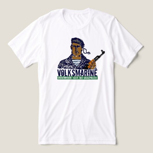 T-SHIRT EN TRI-MATIÈRE VOLKSMARINE (Design Recto)