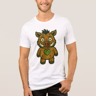 T-shirt En Tri-matière Voodoo Boar - Patchy Warrior Piglet