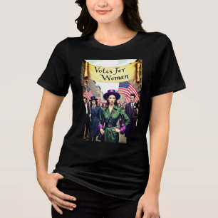 T-shirt En Tri-matière Votes Pour Le Suffrage Féminin 2025