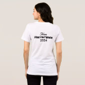 T-shirt En Tri-matière Votez Aussi Pour Les Chats Dames ! Harris Walz 202 (Verso intégral)