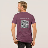 T-shirt En Tri-matière Votre code QR et votre texte personnalisé professi (Évier)