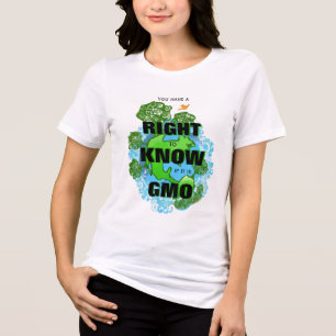 T-shirt En Tri-matière Vous avez le droit de savoir si c'est OGM