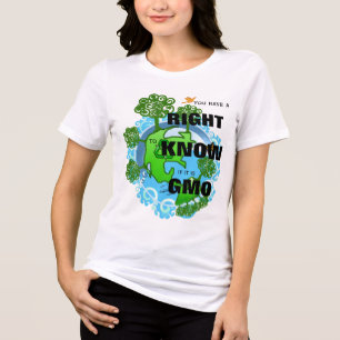 T-shirt En Tri-matière Vous avez le droit de savoir si c'est OGM