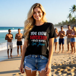 T-shirt En Tri-matière Vous Brillez Différemment Quand Vous Avez Jésus