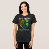 T-shirt En Tri-matière Vous comptez (Recto plein)