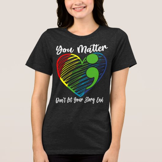 T-shirt En Tri-matière Vous comptez (Recto)