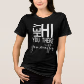 T-shirt En Tri-matière Vous comptez (Recto)