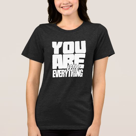 T-shirt En Tri-matière Vous êtes tout (Recto)