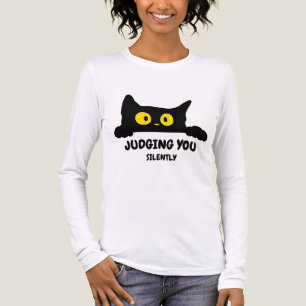 T-shirt En Tri-matière vous jugez en silence le mème de l'humour de chat