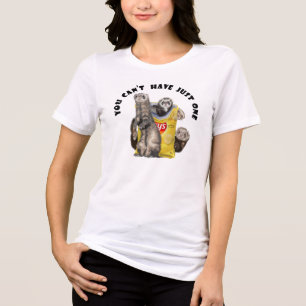 T-shirt En Tri-matière Vous ne pouvez pas avoir qu'un * Ferrets avec sac