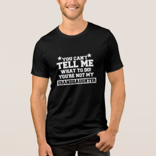 T-shirt En Tri-matière Vous ne pouvez pas me dire quoi faire