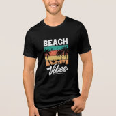 T-shirt En Tri-matière Voyagez dans le style des vagues : T-shirt Plage (Recto)