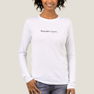 T-shirt En Tri-matière Wanderlust long manches femmes Bella Canvas Tee