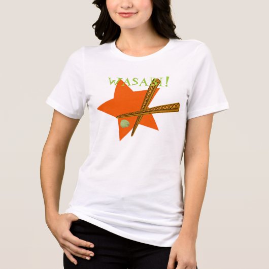 T-SHIRT EN TRI-MATIÈRE WASABI! (Recto)