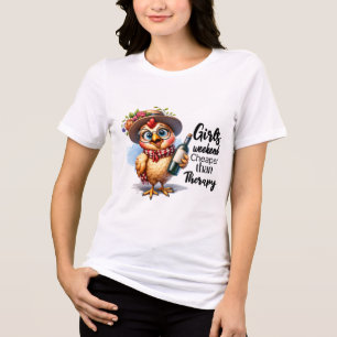 T-shirt En Tri-matière Week-end entre filles moins cher que la thérapie