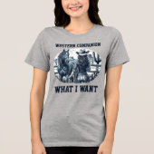 T-shirt En Tri-matière Western Companion (Recto)