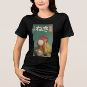 T-shirt En Tri-matière Whimsical Japanese Frog Ukiyo-e Art  (Recto)