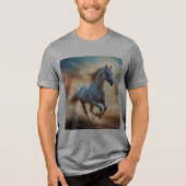 T-shirt En Tri-matière Whispers of Wind - Ethereal Equine Escape (Recto)