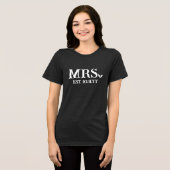 T-shirt En Tri-matière White Bat Goth Mme Mariage établie Date (Recto plein)