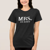T-shirt En Tri-matière White Bat Goth Mme Mariage établie Date (Recto)
