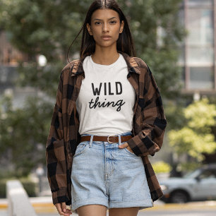 T-shirt En Tri-matière Wild Thing Moderne tendance stylé art amusant