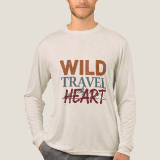 T-shirt En Tri-matière WILD TRAVEL HEART Graphic Tee - Adventure Lovers N