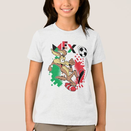 T-shirt En Tri-matière WILE E. COYOTE™ Team Mexico Soccer Graphic (Recto)