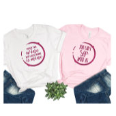 T-shirt En Tri-matière Wine-Themed Bride