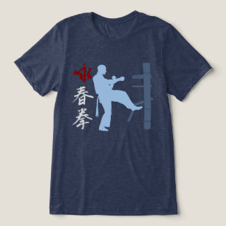 T-shirt En Tri-matière Wing Chun Kung Fu Tri-Blend Shirt