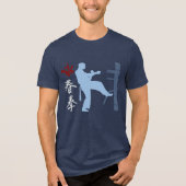 T-shirt En Tri-matière Wing Chun Kung Fu Tri-Blend Shirt (Recto)