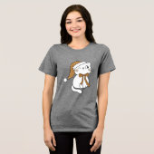 T-shirt En Tri-matière Winking Winter Cat (Recto plein)