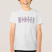 T-shirt En Tri-matière Winter Wonderland - Typographie Festive Art (Recto)