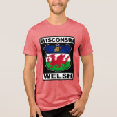 T-shirt En Tri-matière Wisconsin Welsh American (Recto)