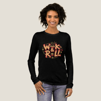 T-shirt En Tri-matière Wok & Roll Dim Sum Cuisine Asiatique Vintage Rétro