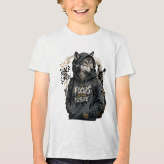 T-shirt En Tri-matière Wolf Back to School Streetwear