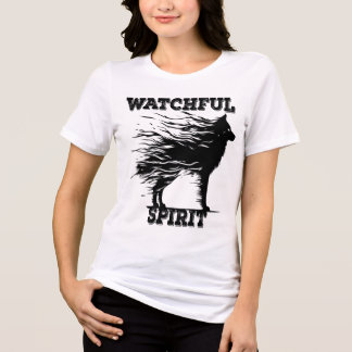 T-shirt En Tri-matière Wolf de l'esprit attentif