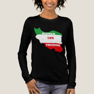 T-shirt En Tri-matière Women Life Freedom Support Femmes d'Iran