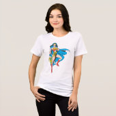 T-shirt En Tri-matière Wonder Woman Cape (Recto plein)
