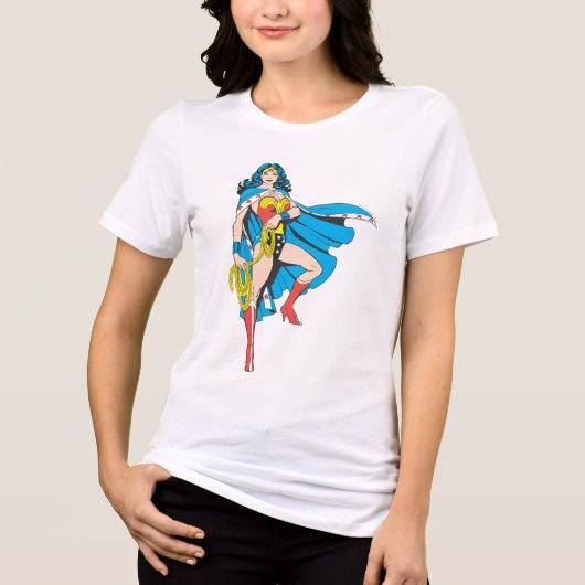 T-shirt En Tri-matière Wonder Woman Cape (Recto)