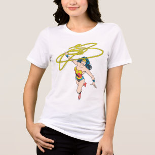 T-shirt En Tri-matière Wonder Woman tient Lasso 2