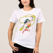 T-shirt En Tri-matière Wonder Woman tient Lasso 3 (Recto)