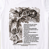 T-shirt En Tri-matière Wonderland Quelle Voie Je Devrais Aller Citer
